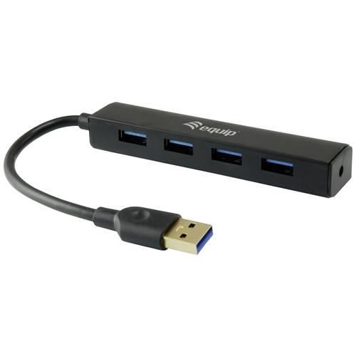 Equip 128953 4 Port USB 3.0-Hub Schwarz