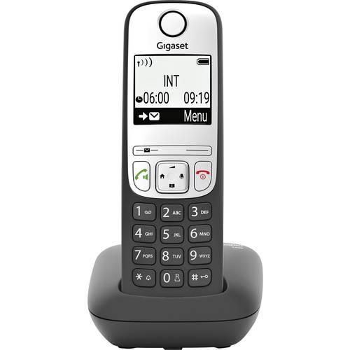 Gigaset A690 DECT Schnurloses Telefon analog Freisprechen, mit Basis, Wahlwiederholung Schwarz