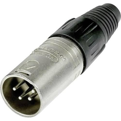 Neutrik NC4MX XLR-Steckverbinder Stecker, gerade Polzahl: 4 Silber 1 St.