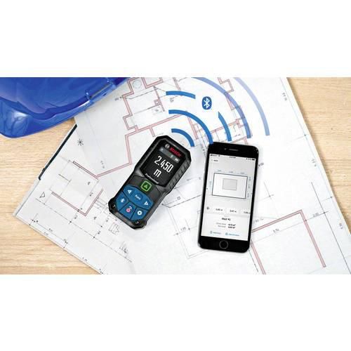 Bosch Professional GLM 50-27 CG Laser-Entfernungsmesser kalibriert (ISO) Stativadapter 6.3 mm (1/4), Bluetooth, Dokumentations-App 50 m