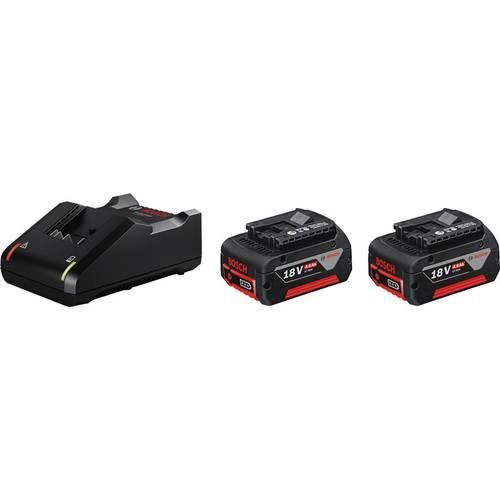 Bosch Professional 2x GBA 18V 4.0AH + GAL 18V-40 Professional 1600A019S0 Werkzeug-Akku und Ladegerät 18 V 4 Ah Li-Ion