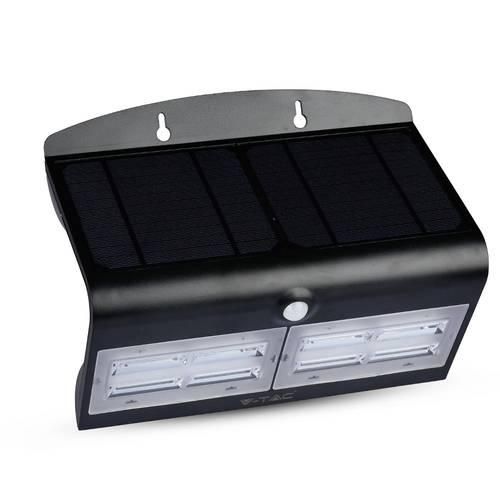 V-TAC 8279 VT-767-7-B Solar-Wandstrahler mit Bewegungsmelder LED 7.00 W Schwarz