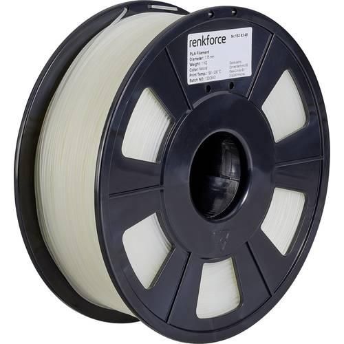 Renkforce RF-4511200 Filament PLA 1.75 mm 1000 g Transparent 1 St.