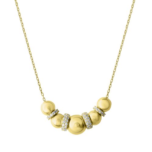 Fascination by Ellen K. Collier 585 Gold gelb Zirkonia weiß
