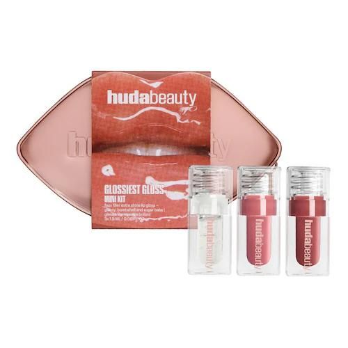 Huda Beauty - Glossiest Gloss Trio - Lippen-make-up-set - glossed Up Mini Gloss Trio