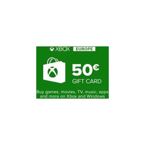 Geschenkkarte Xbox Live 50€ (Euro-Raum)