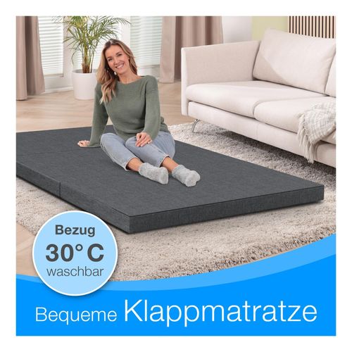 Bestschlaf Anthrazit Bestschlaf Gästematratze, 75x200x8 cm Bestschlaf Gästematratze, 75x200x8 cm