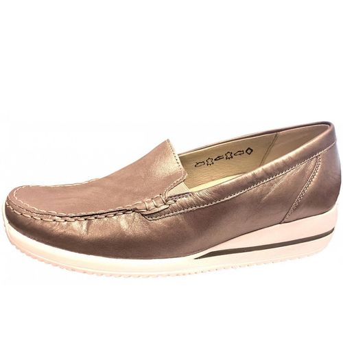 Waldläufer Damen Mokassin in Beige, Größe 3.5
