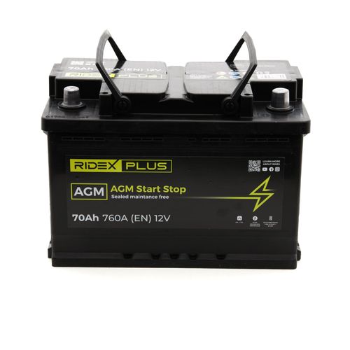 RIDEX PLUS Starterbatterie VW,MERCEDES-BENZ,AUDI 1S0007P 1650068,31255363,E3710070S0 Autobatterie,Batterie,Fahrzeugbatterie,Akku,Akkumulator