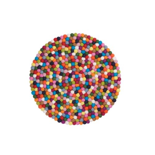 myfelt - Lotte Sitzauflage, Ø 36 cm, bunt