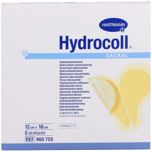 Hydrocoll Sacral Wundverband 12x18cm 5 ST