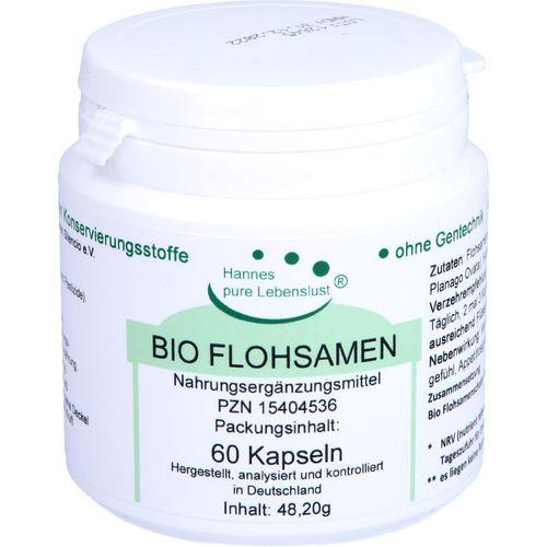 Bio Flohsamen 60 ST