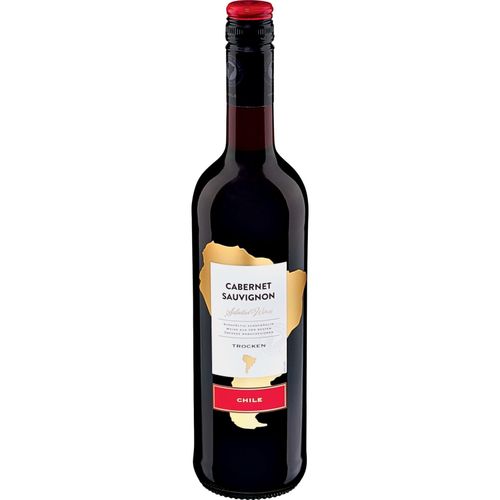 Cabernet Sauvignon Chile rot 12,5 % vol 0,75 Liter - Inhalt: 6 Flaschen