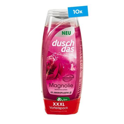 duschdas Duschgel Magnolie 3 x 225 ml, 10er Pack