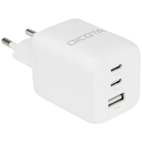 Dicota Compact USB-Ladegerät 65 W Steckdose Ausgangsstrom (max.) 5 A USB-C®, USB-C®, USB-A Anzahl Ausgänge: 3 x GaN