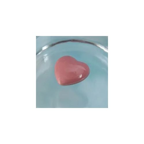 Teichdeko HERZ - Dekoobjekt - Porzellan - schwimmend - L: 6,5cm - rosa