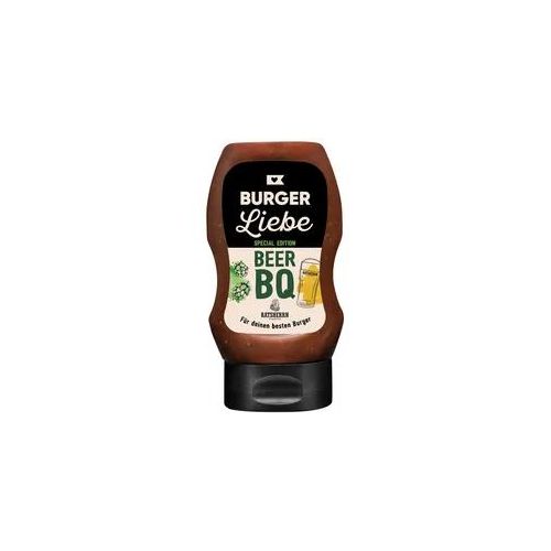 BURGER LIEBE Burgersoße - BeerBQ - 300ml- vegan - ohne Konservierungsstoffe