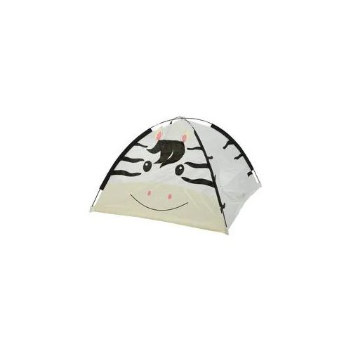 Spielzelt Zebra MARTY - Igluzelt für Kinder - Polyester - L: 1,20m - H: 80cm - weiß, schwarz