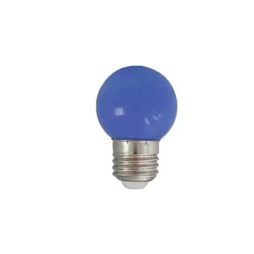 LED-Leuchtmittel - G45 - E27 - 1W - Kugellampe - Blau