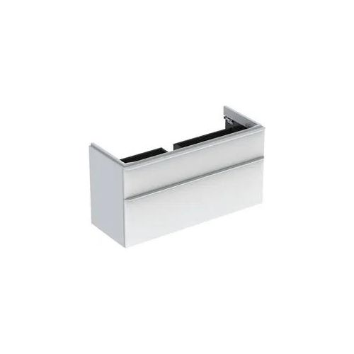 Geberit Smyle Square US für WT, m. 2 Sch 118,4x61,7x47cm, weiß