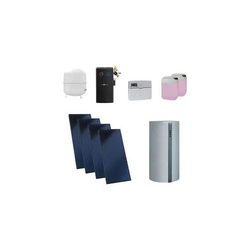 Viessmann Flachkollektor Solar-Paket Vitosol 200-FM SH2F 10,04 m2 mit Vitocell 360-M 750L Kombispeicher Modul Vitosolic 200