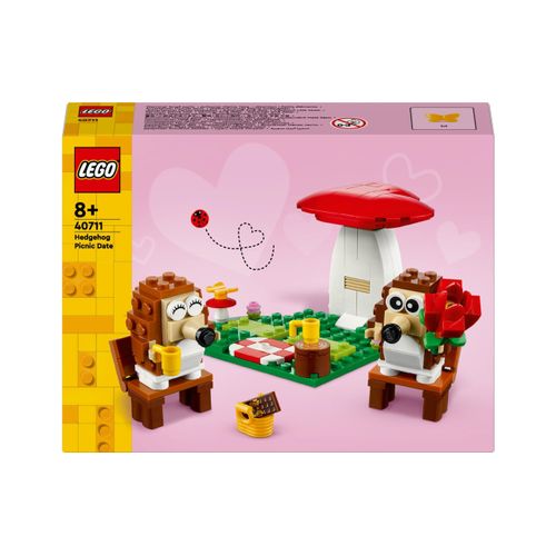 LEGO® Spielbausteine »Saisonal Igel und ihr Picknick-Date 40711«, (166 St.)