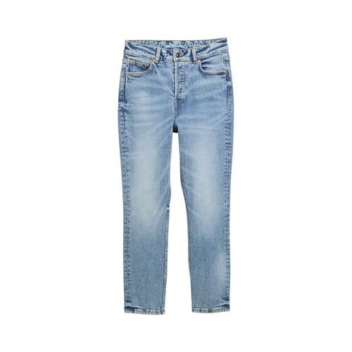TOM TAILOR DENIM Damen TTLOTTE SLIM STRAIGHT Jeans mit High Waist, blau, Uni, Gr. 29