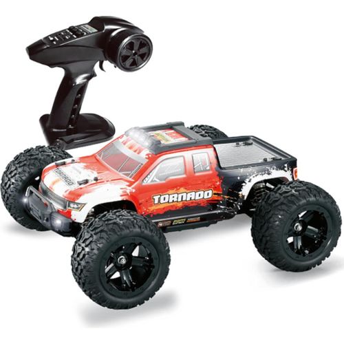 RC-Truck, 1:10 2,4 G 4WD 45 km/h RC-Auto LED-Licht Offroad Crawler Monster Fahrzeuge + 2 Batteries, HBX HAIBOXING 2996A