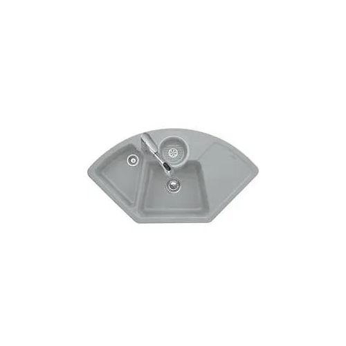 Villeroy und Boch Solo Eck Eckspüle 670800SL Spülbecken, stone CeramicPlus