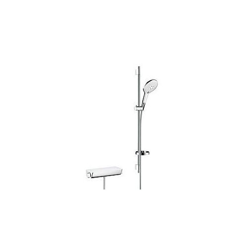 hansgrohe Raindance Select S 150 Combi 27037400 mit Ecostat Select, weiss chrom, DN 15, 90 cm