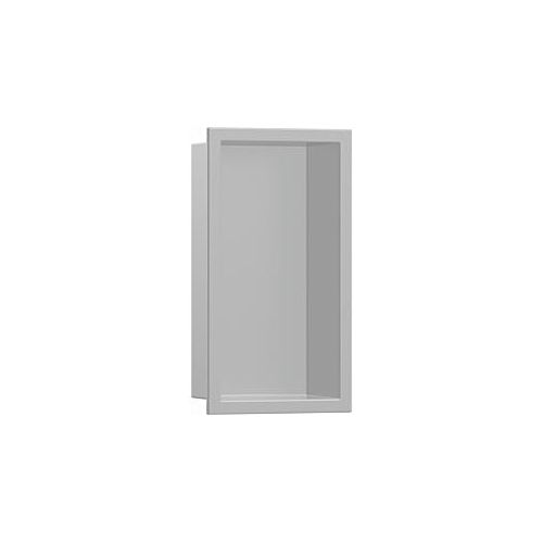 hansgrohe XtraStoris Original Wandnische 56092380 mit Rahmen, 150 x 300 x 70 mm, betongrau