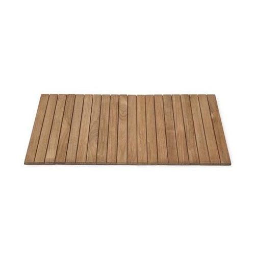 Flexibles Teak-Sofatablett - Anthrazit