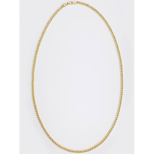 Collier LADY, gold (gelbgold 375), Halsketten, Damen, 45, Metall-Gold, L: 45cm, Metall, Gold, Panzerkette