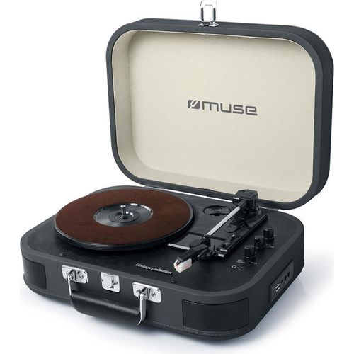 Muse Mt-201 Dg Plattenspieler Schwarz One Size / EU Plug Schwarz One Size