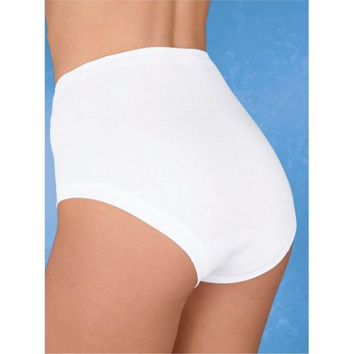 Slip WÄSCHEPUR, Damen, Gr. 50, 10 St., weiß, 100% Baumwolle, Unterhosen
