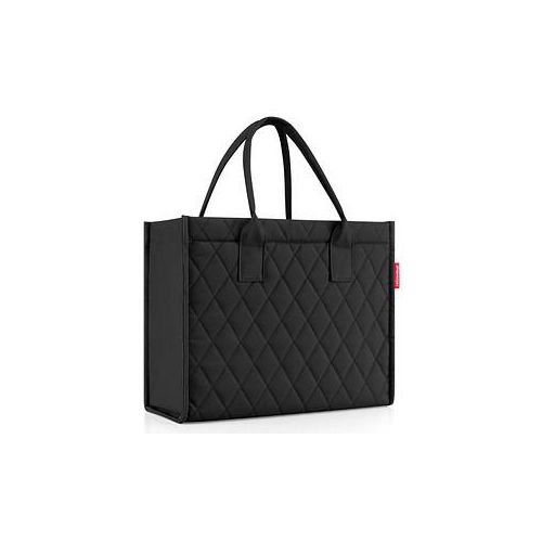reisenthel® Einkaufstasche daily shopper rhombus Kunststoff schwarz DN 7059