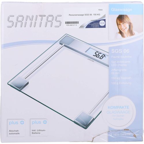 Personenwaage Sgs 06 150Kg Glas 1 ST