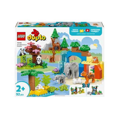 LEGO® Spielbausteine »DUPLO® Wildtier-Familien 3-in-1-Set 10446«, (92 St.)