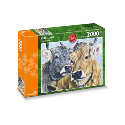 Puzzle »Ku(h)scheln 2000 Teile«