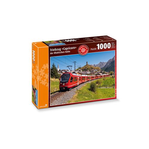 Puzzle »Triebzug Capricorn der Rhätischen Bahn 1000 Teile«