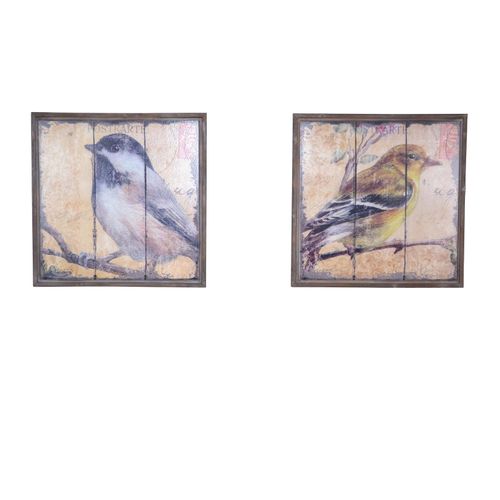 möbel direkt online Wandbild 2-teilig mit Vogelmotiv