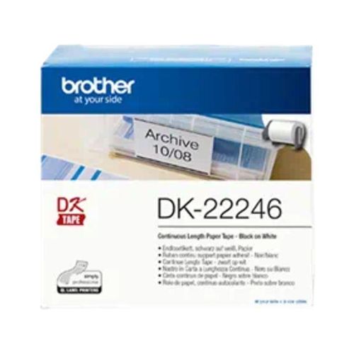 Brother DK-22246 - Schwarz auf weiß - Etikett