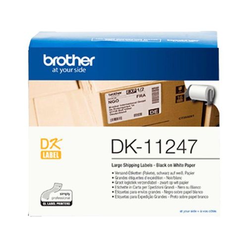 Brother DK-11247 - (103 mm x 164 mm) - Schwarz auf weiß - Etikett