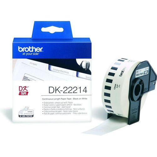 Brother DK-22214 - (12 mm) - Schwarz auf weiß - Etikett