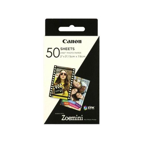 Canon ZINK fotopapier zelfklevend 5 x 7,6 cm (50 vel) - Fotopapier