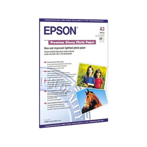 Epson S041316 Premium Glossy A3+ (20 vel) (Epson premium glossy) - Fotopapier