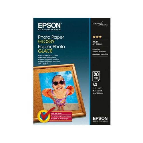 Epson S042536 Glossy Photo Paper A3 (20 vel) - Fotopapier