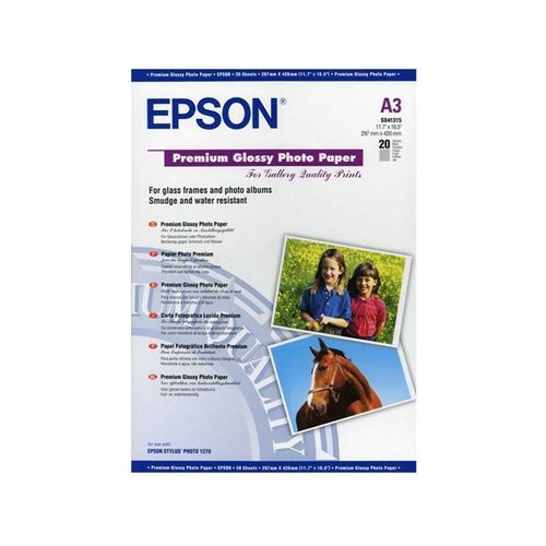 Epson S041315 Premium Glossy A3 (20 vel) - Fotopapier