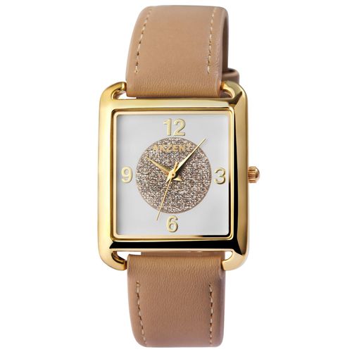 Mechanische Uhr LADY, beige, Armbanduhren, Damen