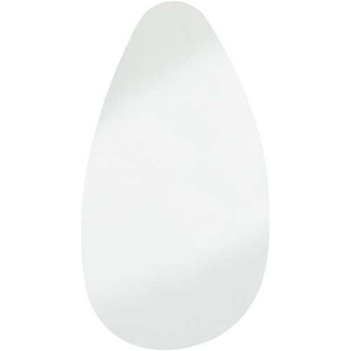 Wandspiegel SALESFEVER, transparent (klarglas), B:59,5cm H:110cm T:0,5cm, MDF, Spiegelglas, Spiegel, oval, tropfenförmig